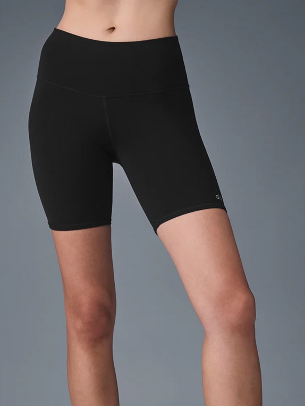 ALO Yoga High-Waist Black Bike Shorts